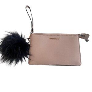 Michael Kors Wristlet, Grey, Large